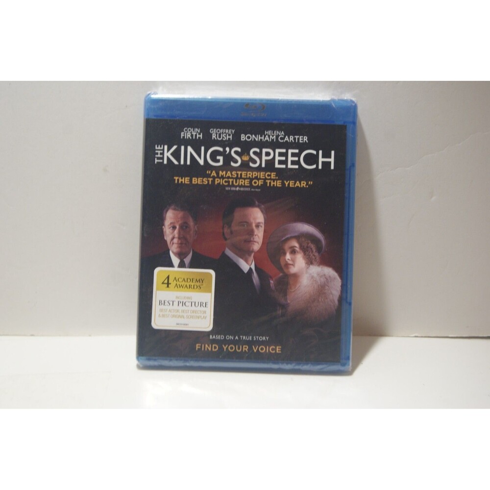 The King's Speech  New Sealed Blu-Ray Disc   2010  Rated R  Drama